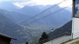 View to Termen and Ried-Brig from Riederalp